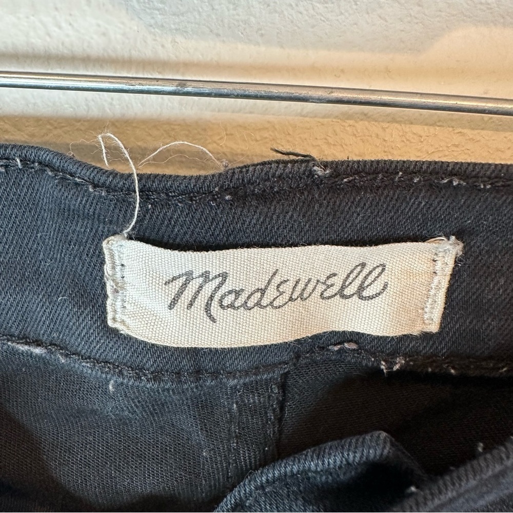 Madewell Black 9” High Rise Skinny Jeans Size 26 Black - Picture 2 of 9